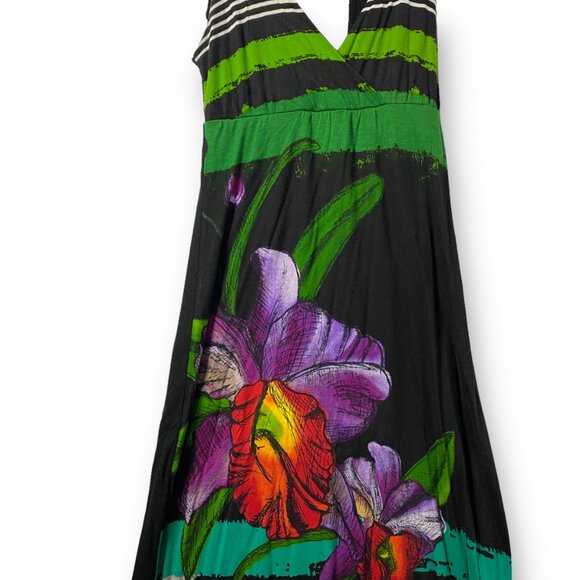 Desigual Septiembre Crochet Open Back   Maxi Dress  Small - Picture 6 of 9